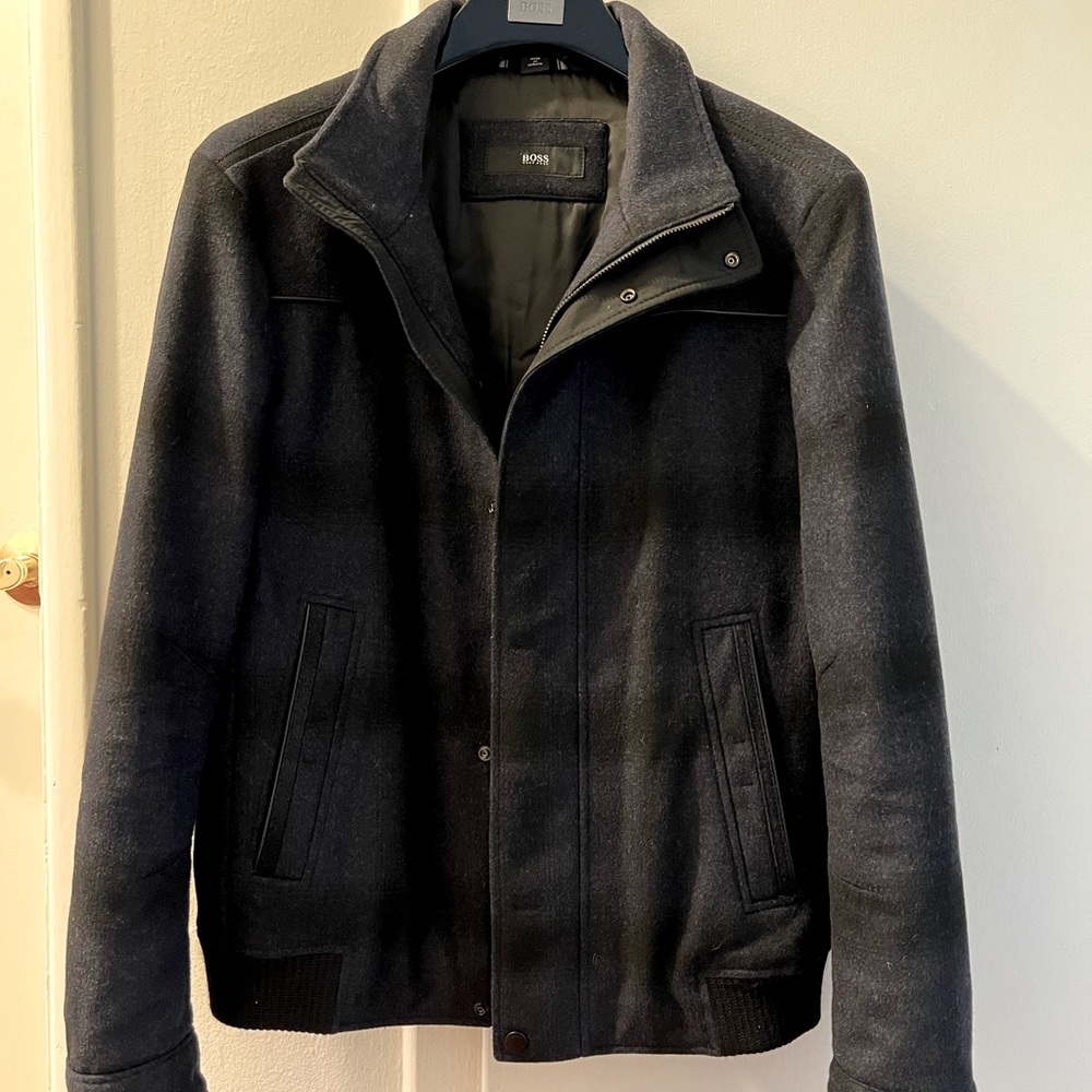Hugo Boss Wool Winter Coat Jacket